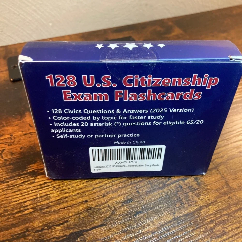 US Citizenship Flash Cards Tarjetas de Ciudadanía English Spanish 128 Civics Q&A